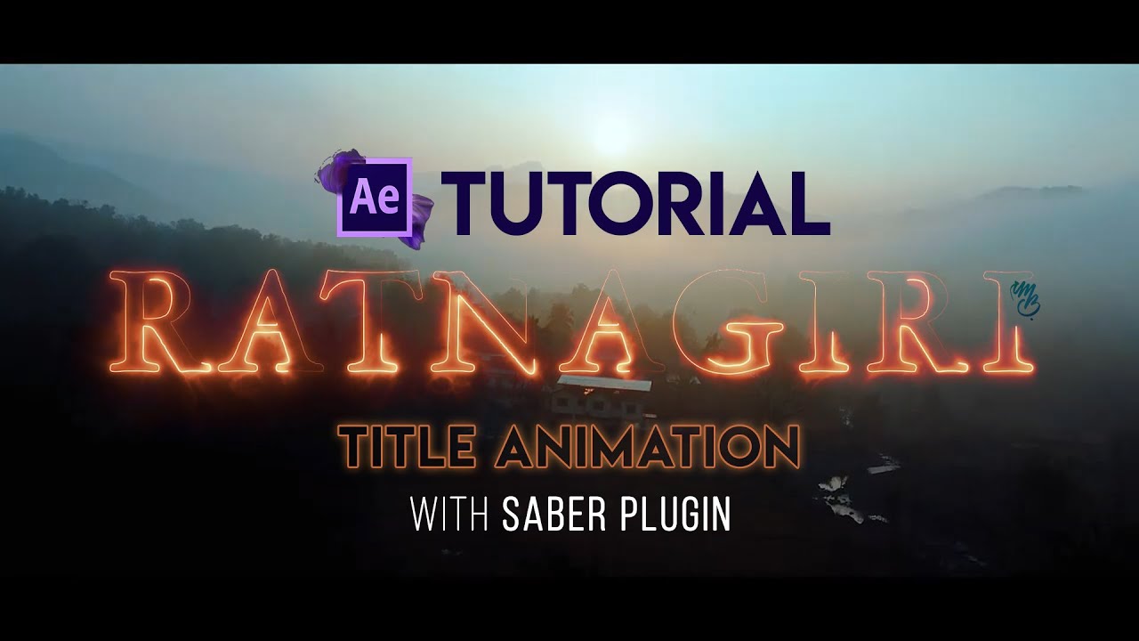After Effect Tutorial : How to Make Neon Animation Title or Logo in 5 ...