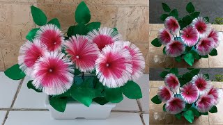 Cara Membuat Bunga Hias dari Pita Satin | DIY Satin Ribbon Flowers