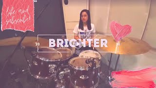 Video-Miniaturansicht von „BRIGHTER by Fearless BND | Live Drum Cover  |  Girl Drummer  |  Worship Drummer“