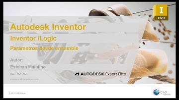 Inventor iLogic - Parámetros desde ensamble