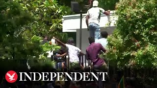 Sri Lankan protesters storm prime minister's office as state of emergency declared