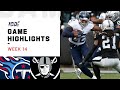 Titans vs. Raiders Week 14 Highlights | NFL 2019