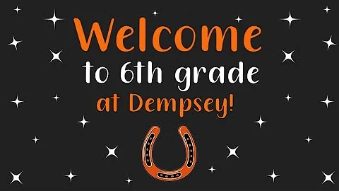 6th grade Welcome video