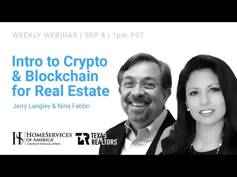 Live Now! Propy Webinar Ep.73: Intro to Crypto & Blockchain for Real Estate | Nina Fabbri & Jerry...