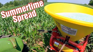 Spreading Fertilizer On The Corn/Catching Up On Farm Happenings!