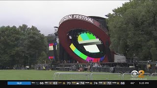 Final preps for Global Citizen Live in Central Park