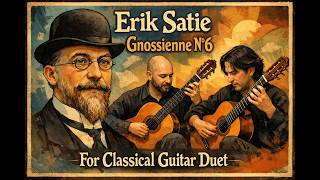 Erik Satie - Gnossienne Nº6. For Classical Guitar Duet.