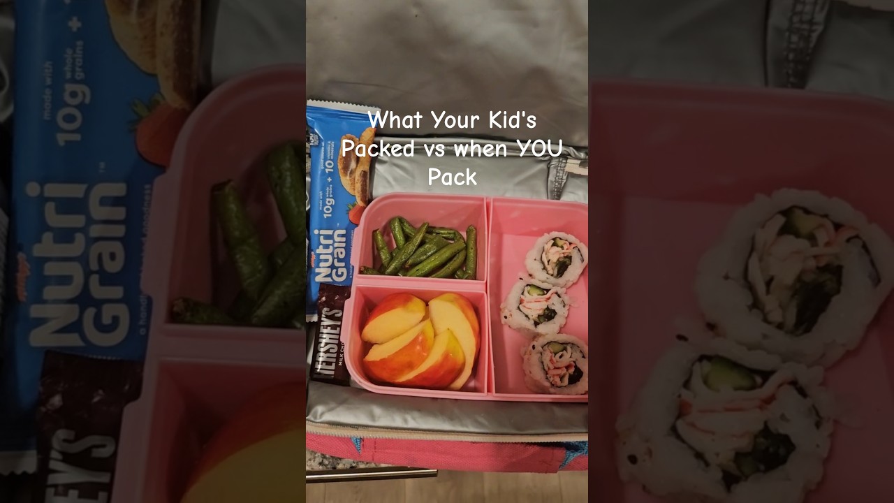 POV: When KIDS Pack Their lunch vs when Parents Pack Lunch 😂😂 