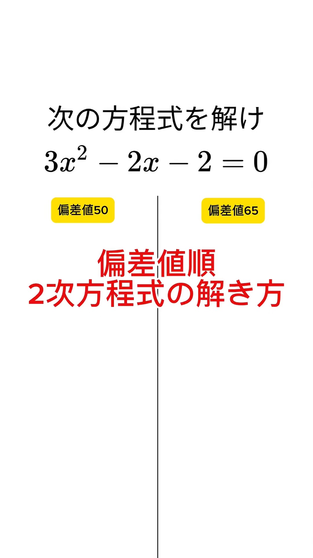 Ranked by standard score] How to solve quadratic equations