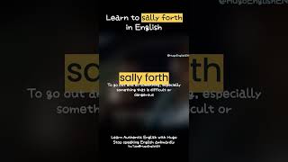 Celebrity Sally forth in English, not the boring way Profile