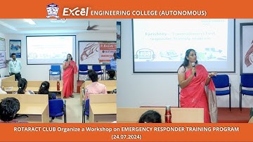 Excel Engineering Autonomouse College II Workshop Alert! Emergency Responder Training ProgramII2024