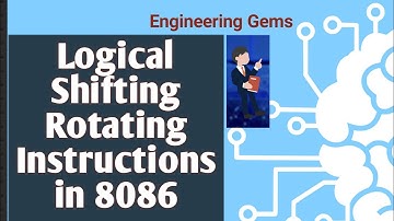 Logical,Shift and Rotate instructions in 8086 microprocessor in TELUGU