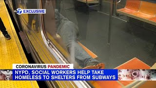 New action to get homeless off subway in NYC