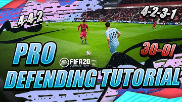 FIFA 20 PRO 30-0 DEFENDING TIPS TUTORIAL | HOW TO WIN THE BALL BACK FASTER | ULTIMATE TEAM
