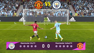 Dramatic !!.. Man City vs Man United - Penalty Shoot - Efootball 2021