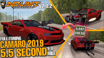 Camaro 2019 Blower Tuning 5.5 Second 1/4 Mile No Limit Drag Racing 2 V2.0.2