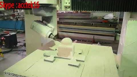 5axis cnc router machine engraving carving foam work video