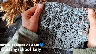 картинка: ИНТЕРЕСНЫЙ УЗОР СПИЦАМИ💖