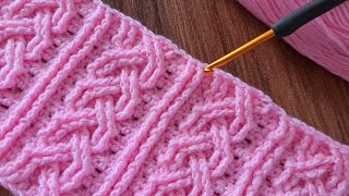 Watch now! You won&#39;t believe how fast this stitch is! very nice crochet pattern