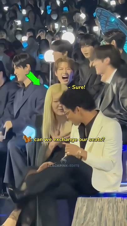 Rosé and Bruno Mars are so well mannered 👏🏻❤ #rosé #brunomars #apt #blackpink