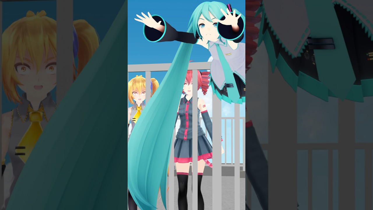 空を飛びたいミクさん【MMD】#shorts