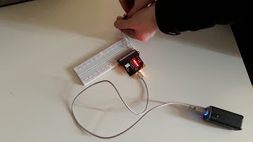 Microbit micropython bar graph display