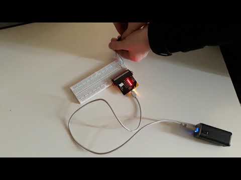 Microbit micropython bar graph display