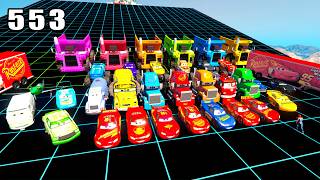 GTA V Mods Stunt Car Racing Challenge By SPIDER-MAN With Amazing DISNEY CARS AND MCQUEEN ep 553 screenshot 5