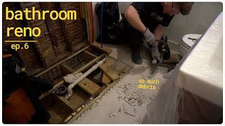 Say Goodbye to the Tile Floors in the Bathroom of My 125-Year-Old House (ep6)