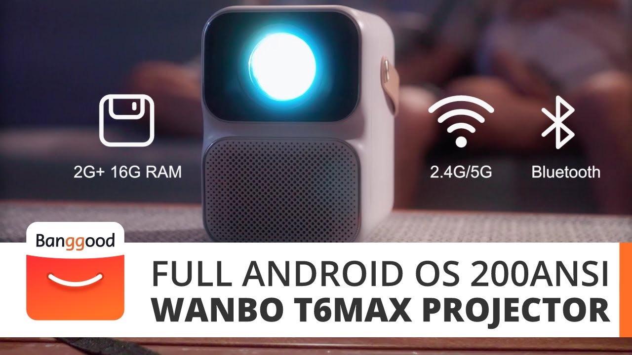 XM Wanbo T6MAX 1080P Projector with Android System | Buy at