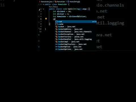Remainder in Java #java #shorts #programming #calculator