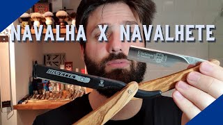 💈 Navalha x Navalhete - Qual é o melhor? Dovo Barbarossa 💈