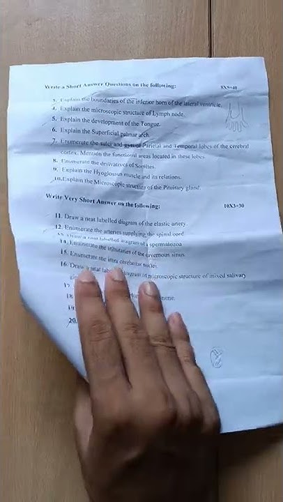 Anatomy Paper l & ll July 2022 | MBBS 1st Year Question Paper | KNRUHS ...