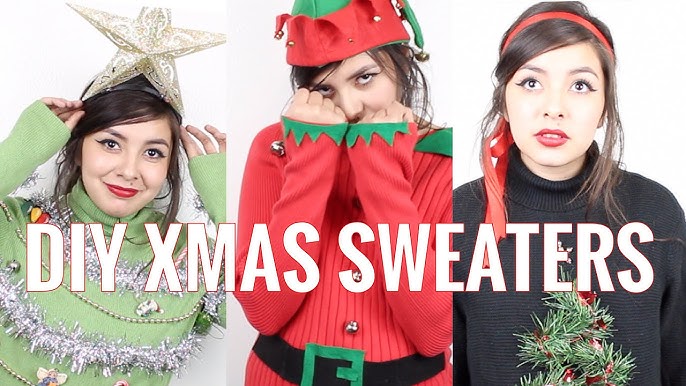 DIY Ugly Christmas Sweater Made in Minutes for only $1