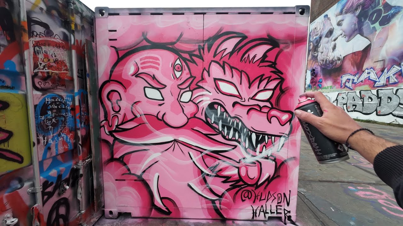 GRAFFITI en el NDSM de AMSTERDAM 