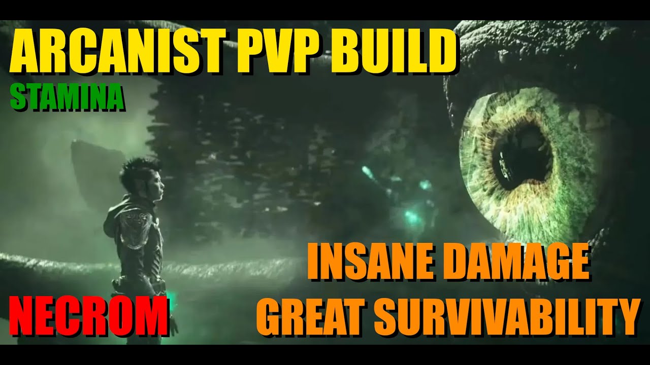 ESO Stamina Arcanist PvP Build INSANE Damage Battlegrounds 