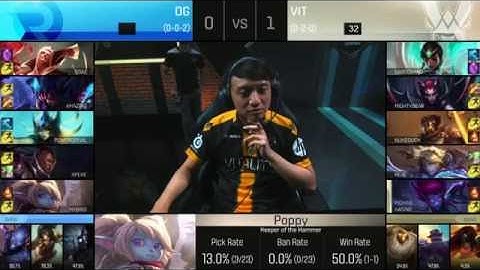 Origen vs Team Vitality Game 2 W2D1 EU LCS Summer Split 2016 | VIT vs OG Day 1 Week 2