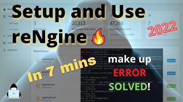 How to setup and use reNgine ( make up ERROR SOLVED !! ) | 2022