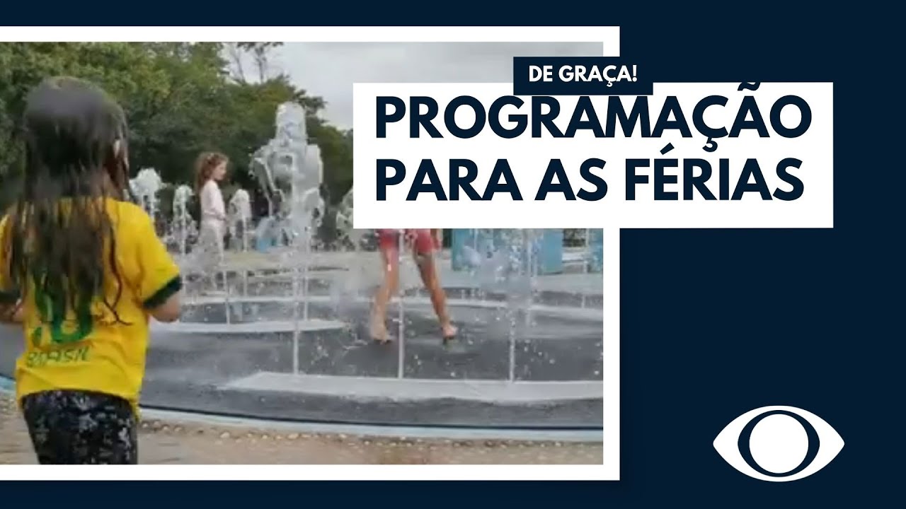 Opções de lazer gratuito durante as férias