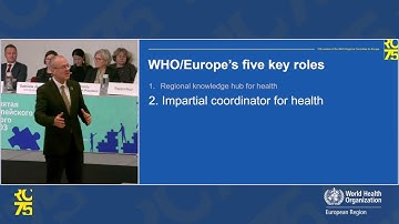 RC75: Address by and report of the WHO Regional Director for Europe