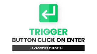 trigger button click on enter with javascript