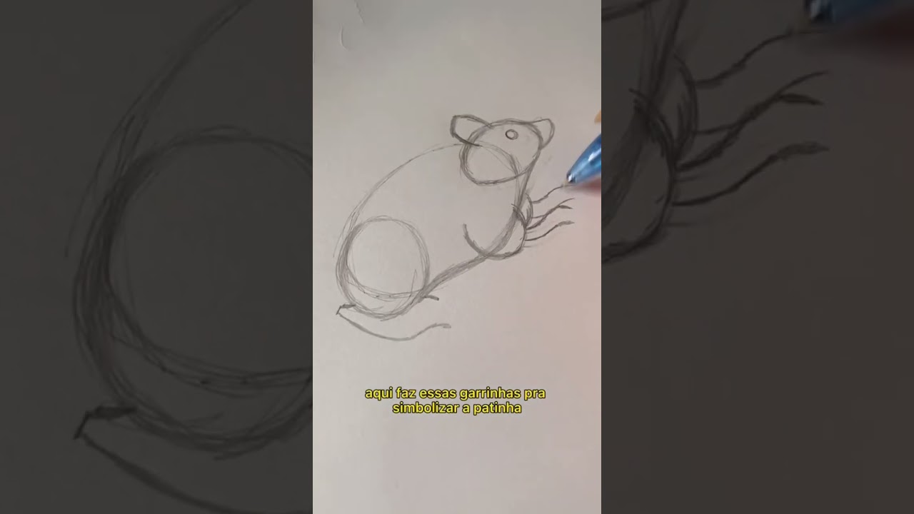 Como desenhar um rato 