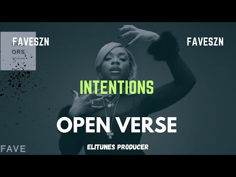 Fave Intentions OPEN VERSE Instrumental BEAT HOOK By Elitunes