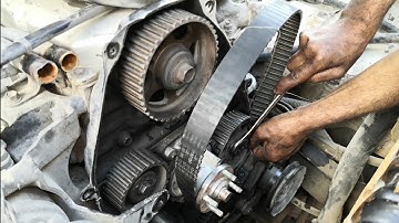 How to 5L timing belt fitting, 5l diesel engine timing mark
