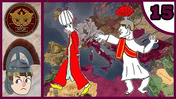 CK2: Holy Fury - SPQR #15 - The Virgin Muslim Defensive Pact VS The Chad Roman Empire