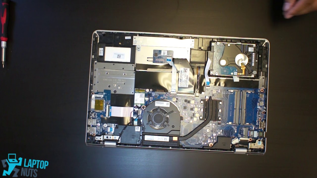 Laptop HP 15-CC561ST Series Disassembly Take Apart. Drive, Mobo