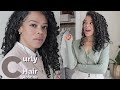 CURLY HAIR ROUTINE | AVEDA BE CURLY & AVEDA BOTANICAL REPAIR