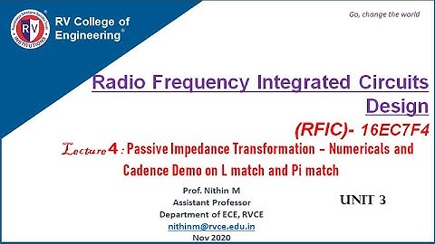 RFIC Unit 3 Lecture 4