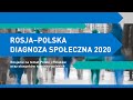 Rosja-Polska. Diagnoza społeczna 2020. Prezentacja raportu z badań opinii publicznej