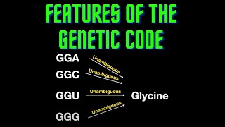 UMLE Step 1 - Lesson 7 - Features of the genetic code
